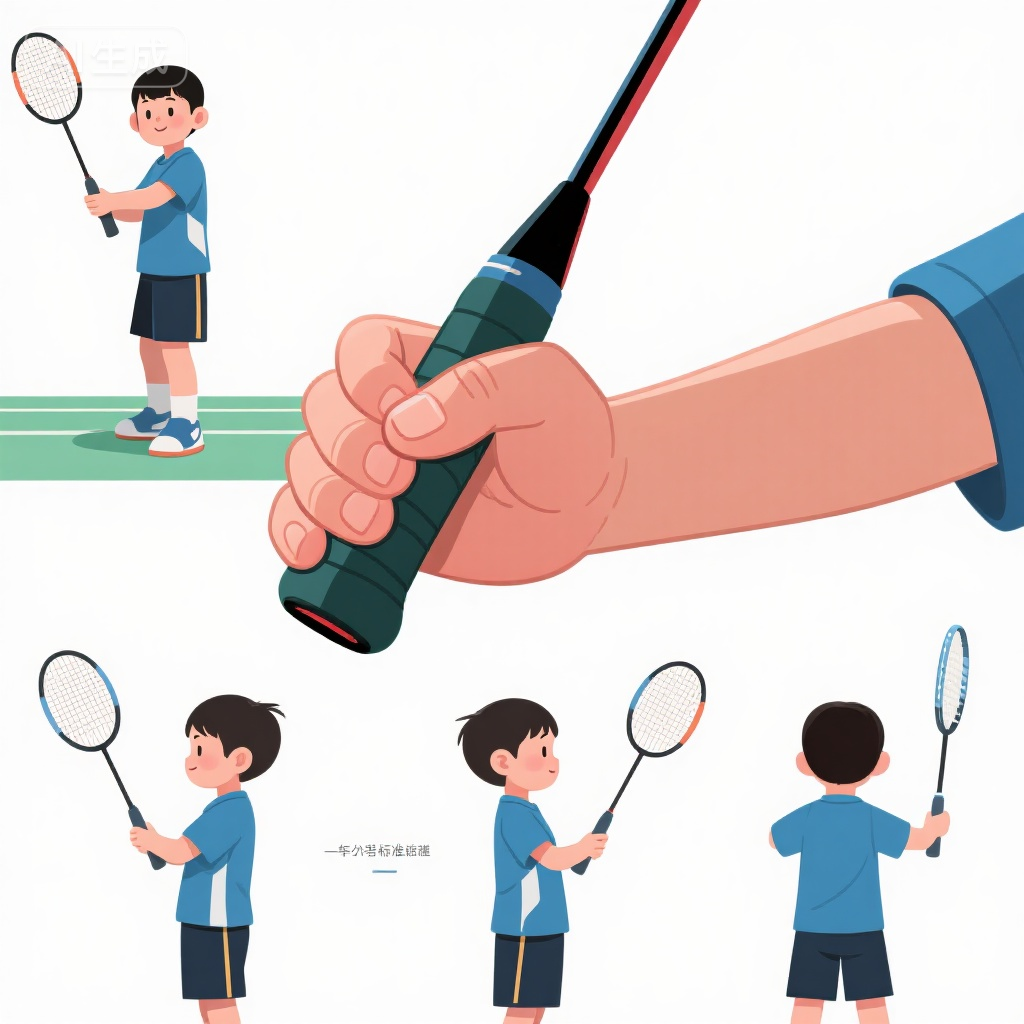 反手握拍标准示范