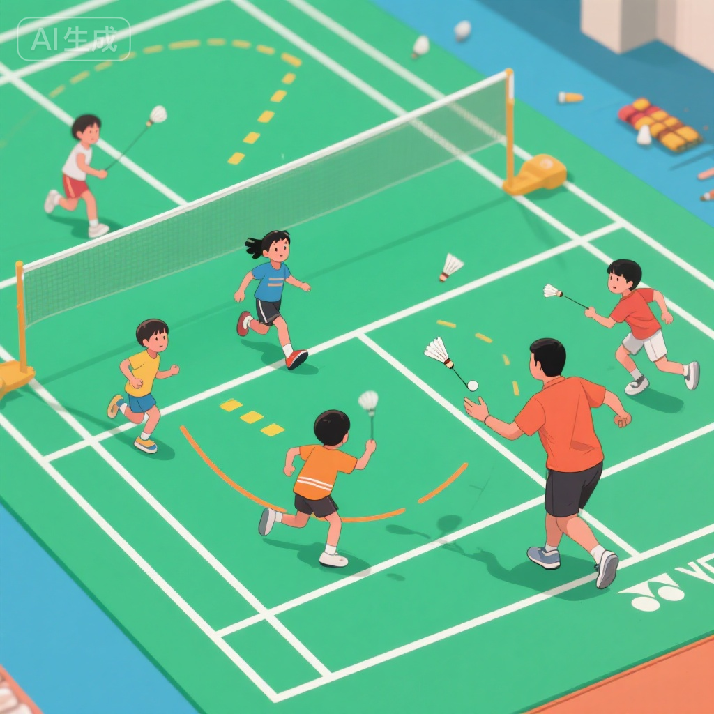 羽毛球专项反应训练