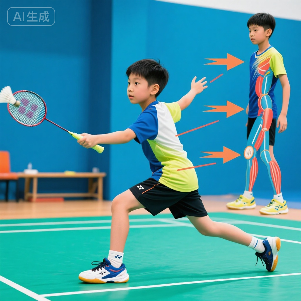 高远球发力机制