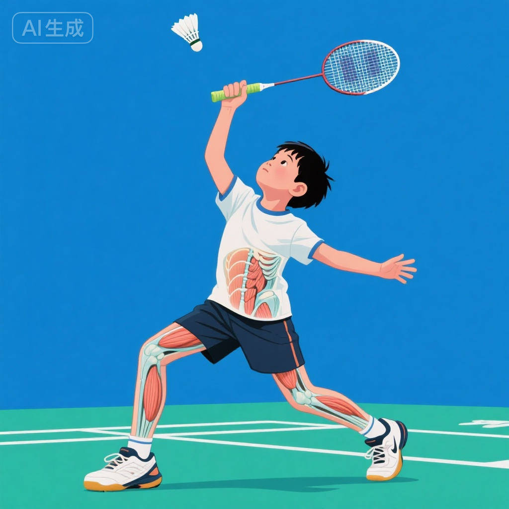 头顶高远球技术