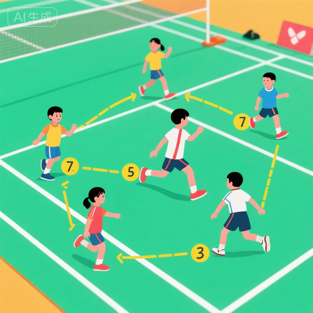 六点步法移动路线