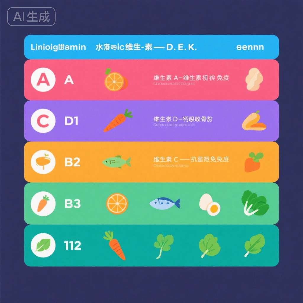 维生素作用与来源